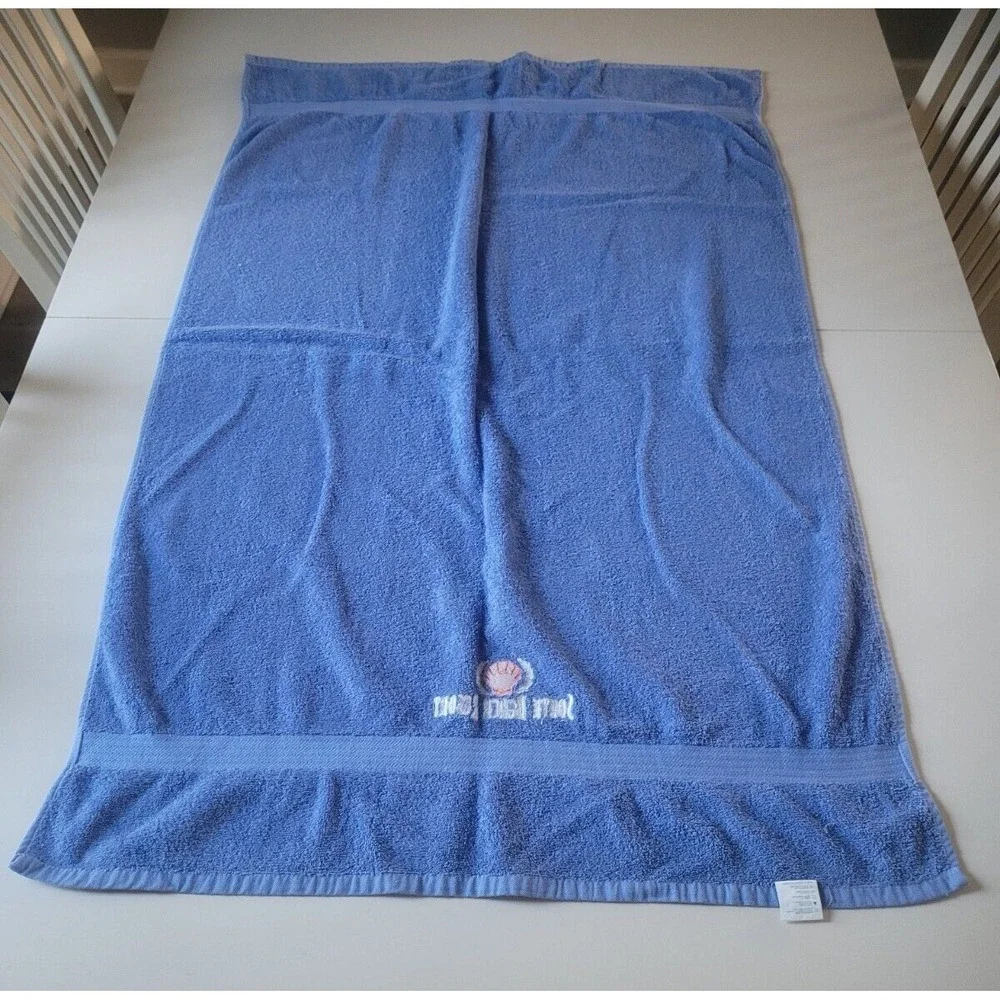 South Beach Resort Myrtle Beach South Carolina Blue Beach Bath Towel Cotton